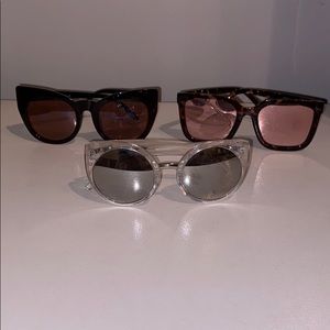 Quay sunglass set of 3